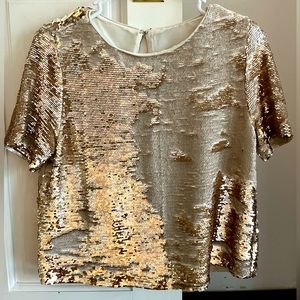 Chelsea and Violet sequin top.